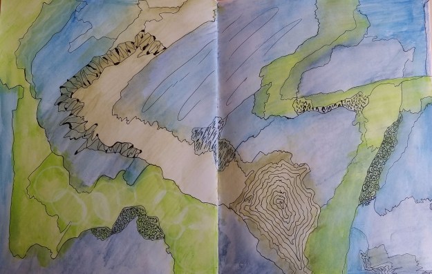 Watercolor Map Mar.17